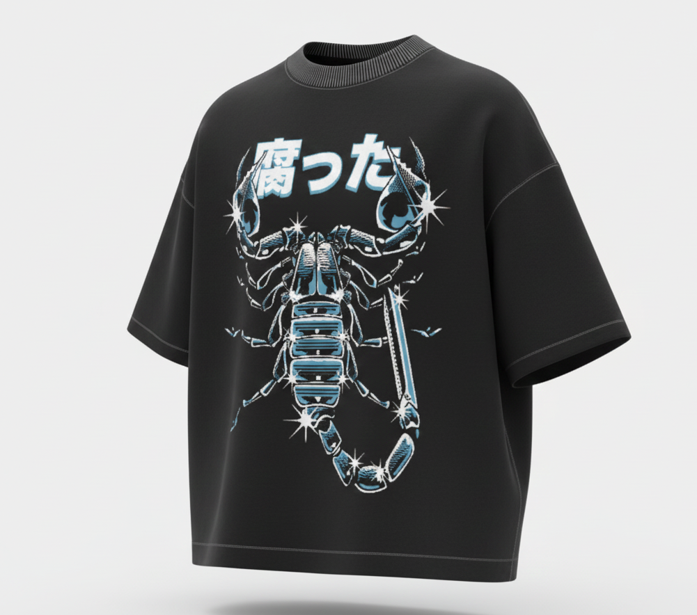 Japan Stinger Full Print Oversized T-shirt